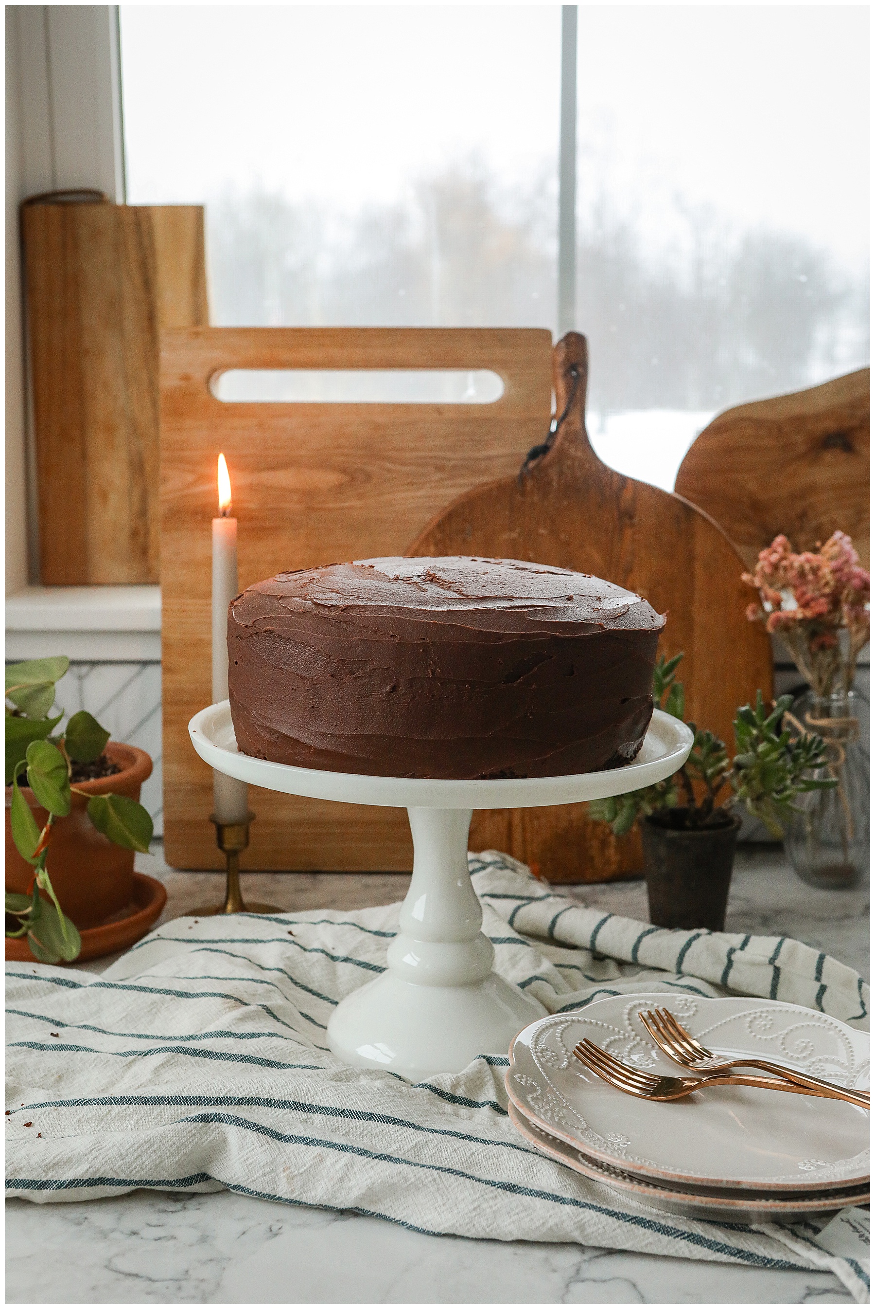 One Bowl Chocolate Cake - Sugar Maple Farmhouse