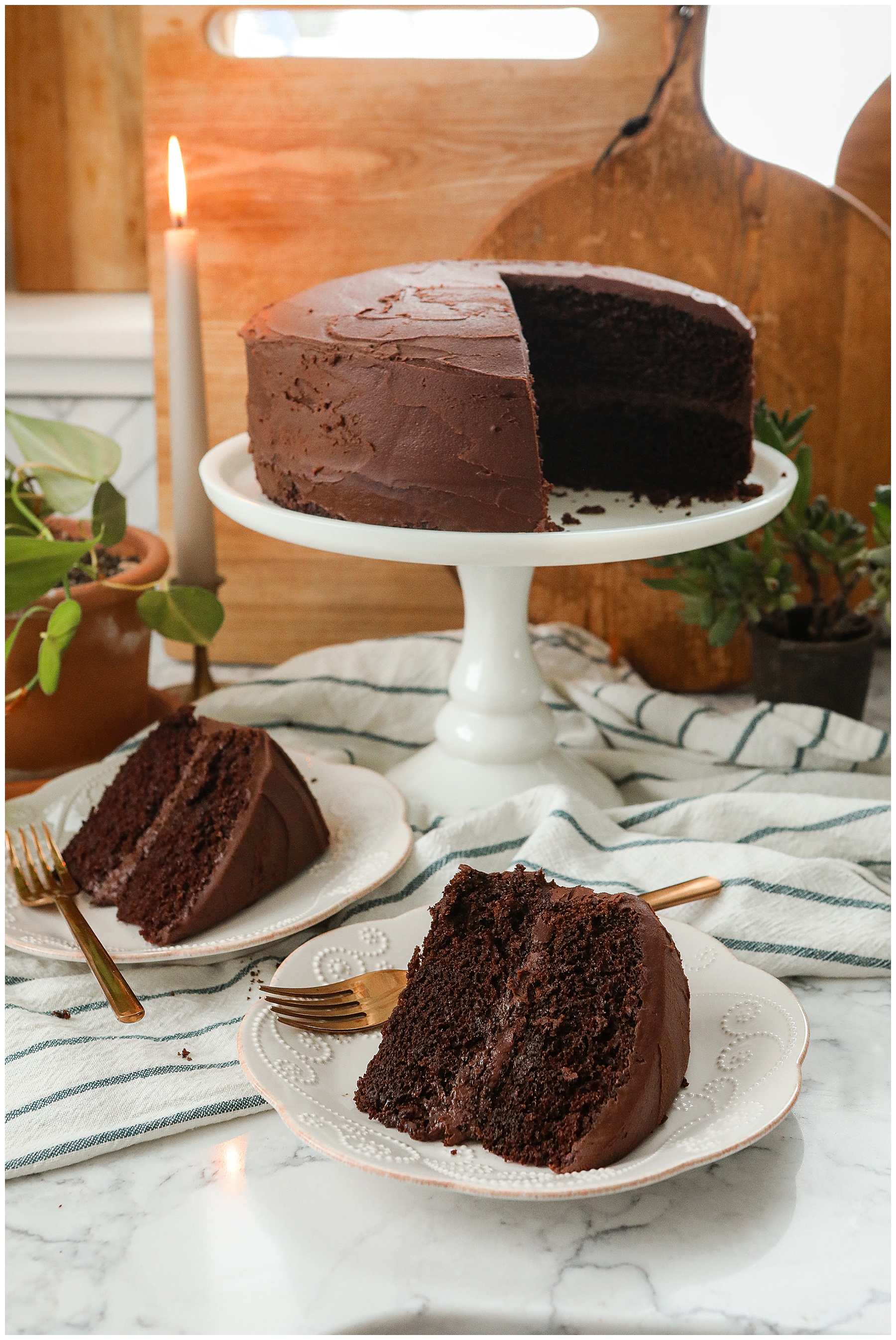 Easy Chocolate Cake recipe - Sugar Maple Farmhouse