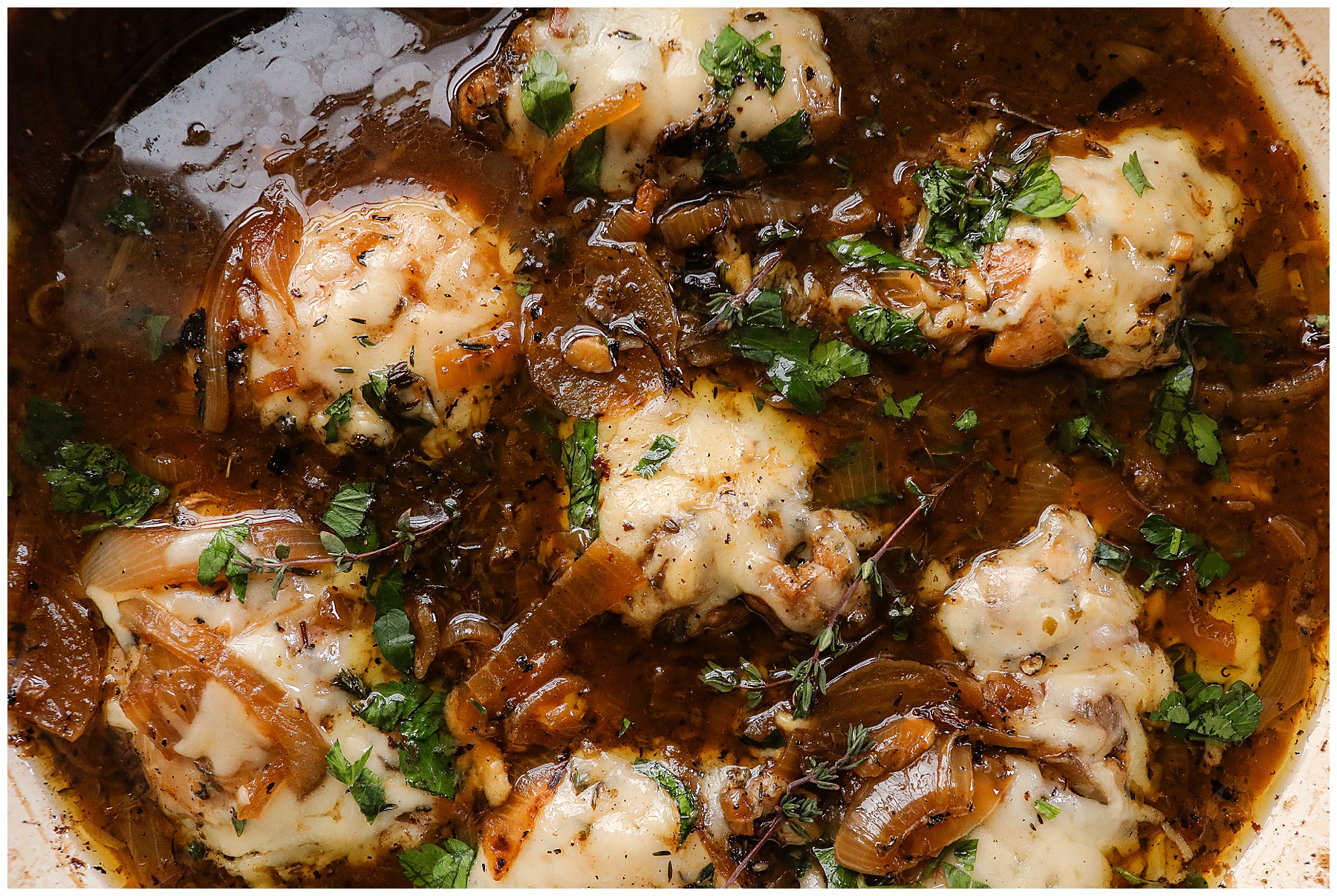 Chicken in a French Onion Sauce - Sugar Maple Farmhouse