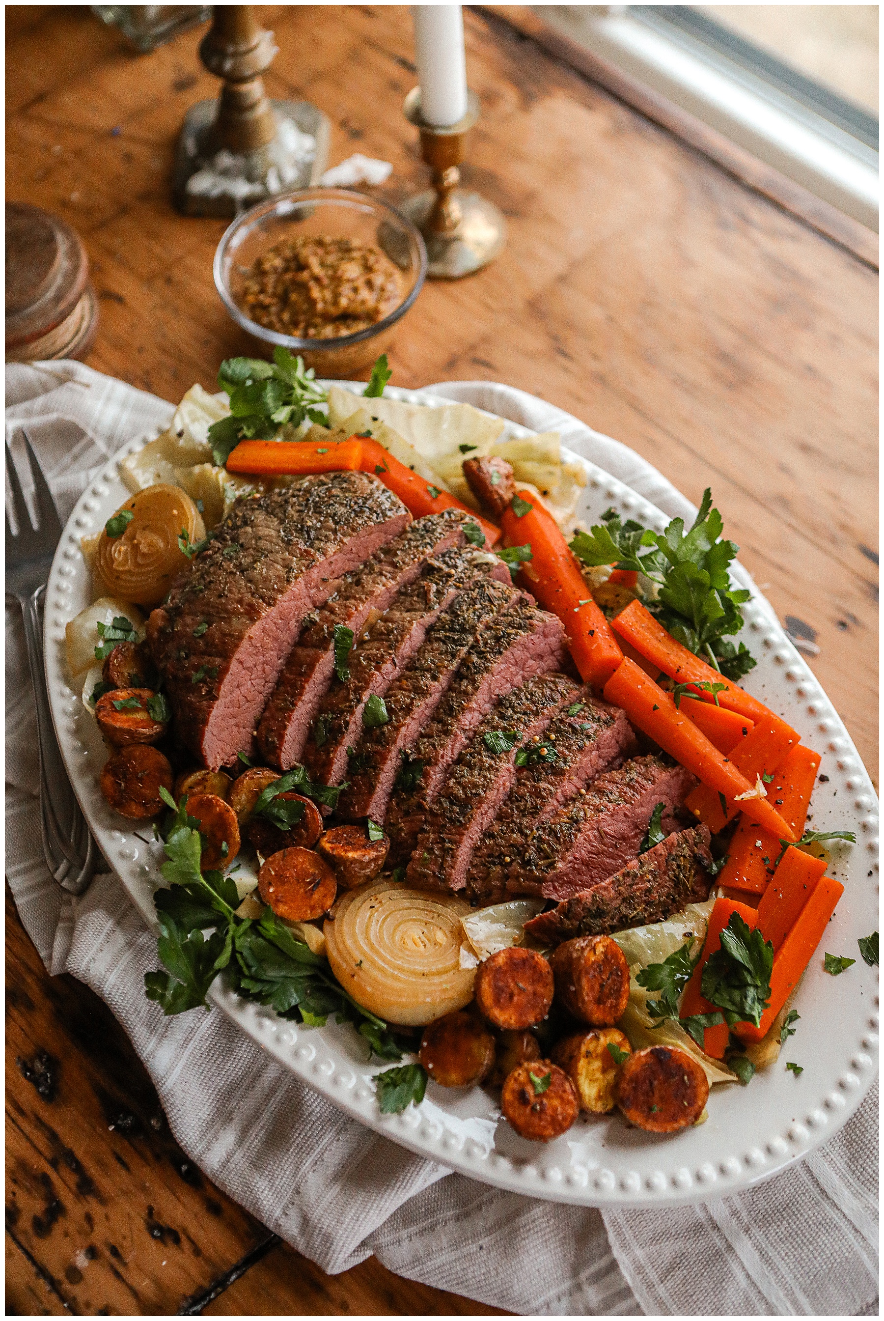 Slow cooker corned beef - Sugar Maple Farmhouse