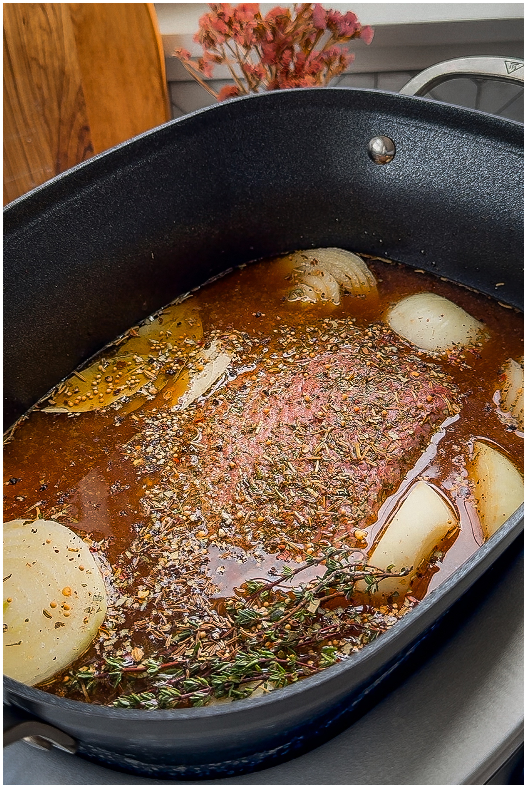 Slow cooker corned beef and cabbage - Sugar Maple Farmhouse