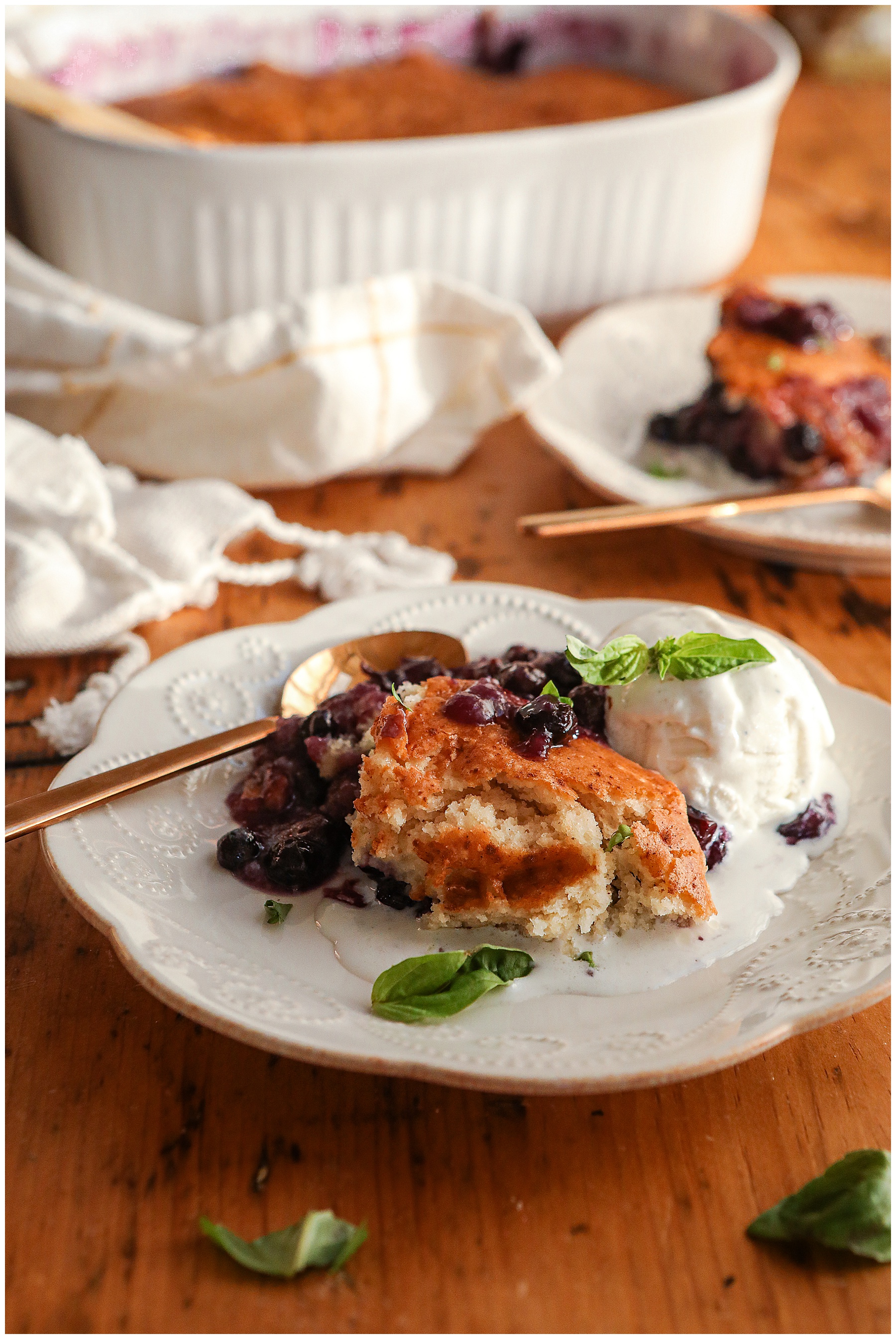 Blueberry Cobbler with Cake Mix - Sugar Maple Farmhouse