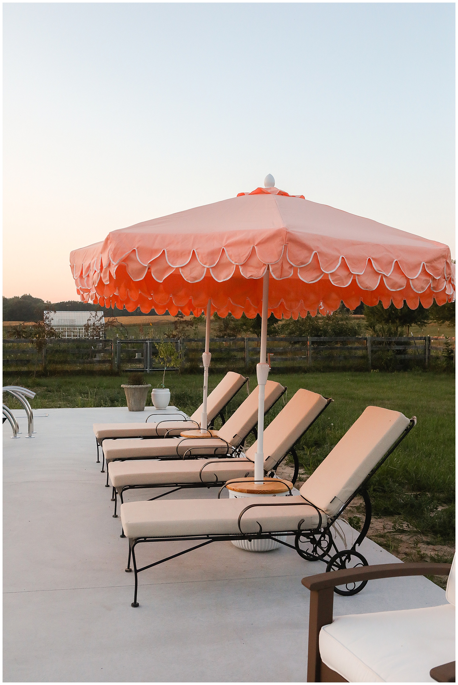 Pool deck area - Sugar Maple Farmhouse