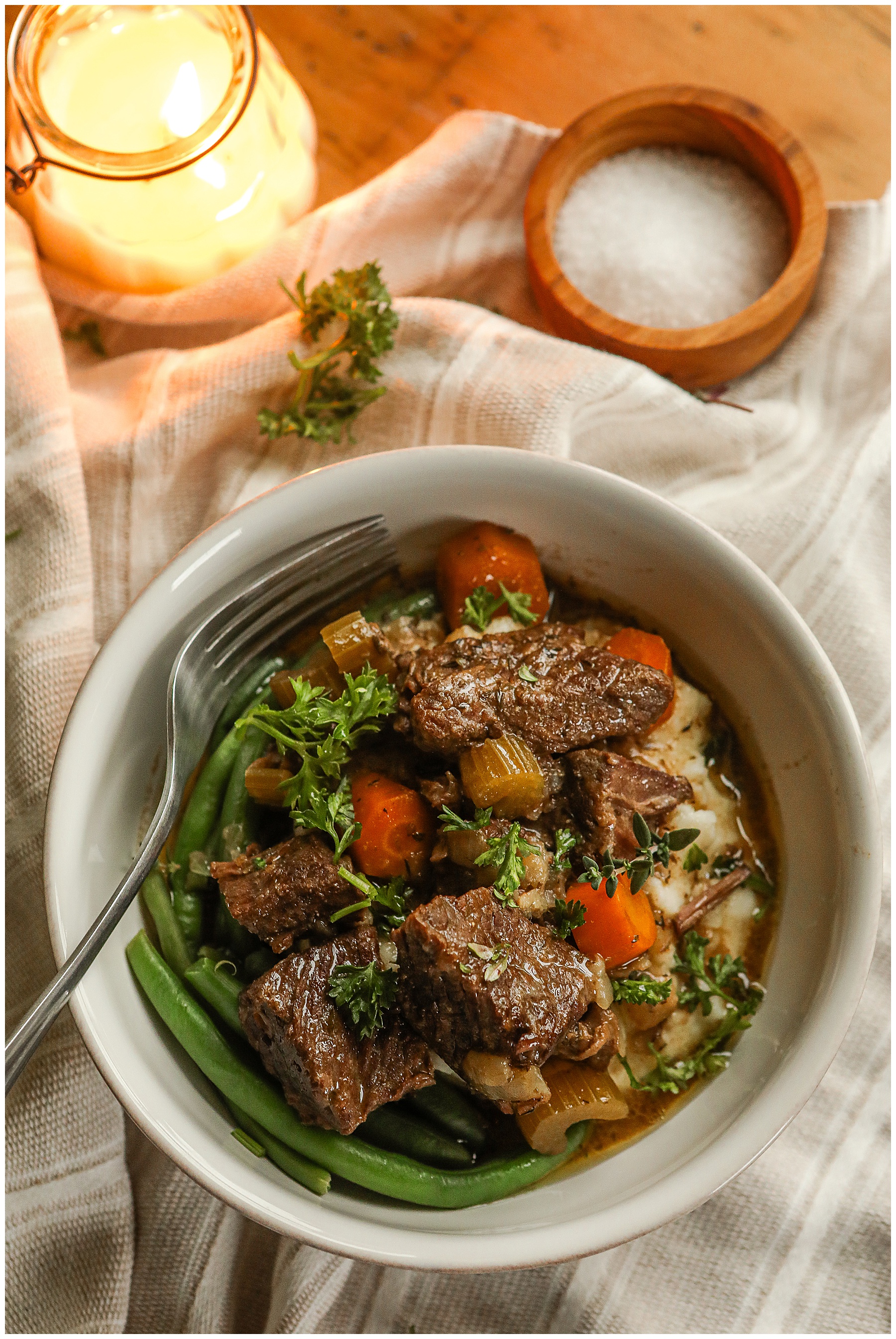 Apple Cider Pot Roast in a slow cooker - Sugar Maple Farmhouse dinner recipes