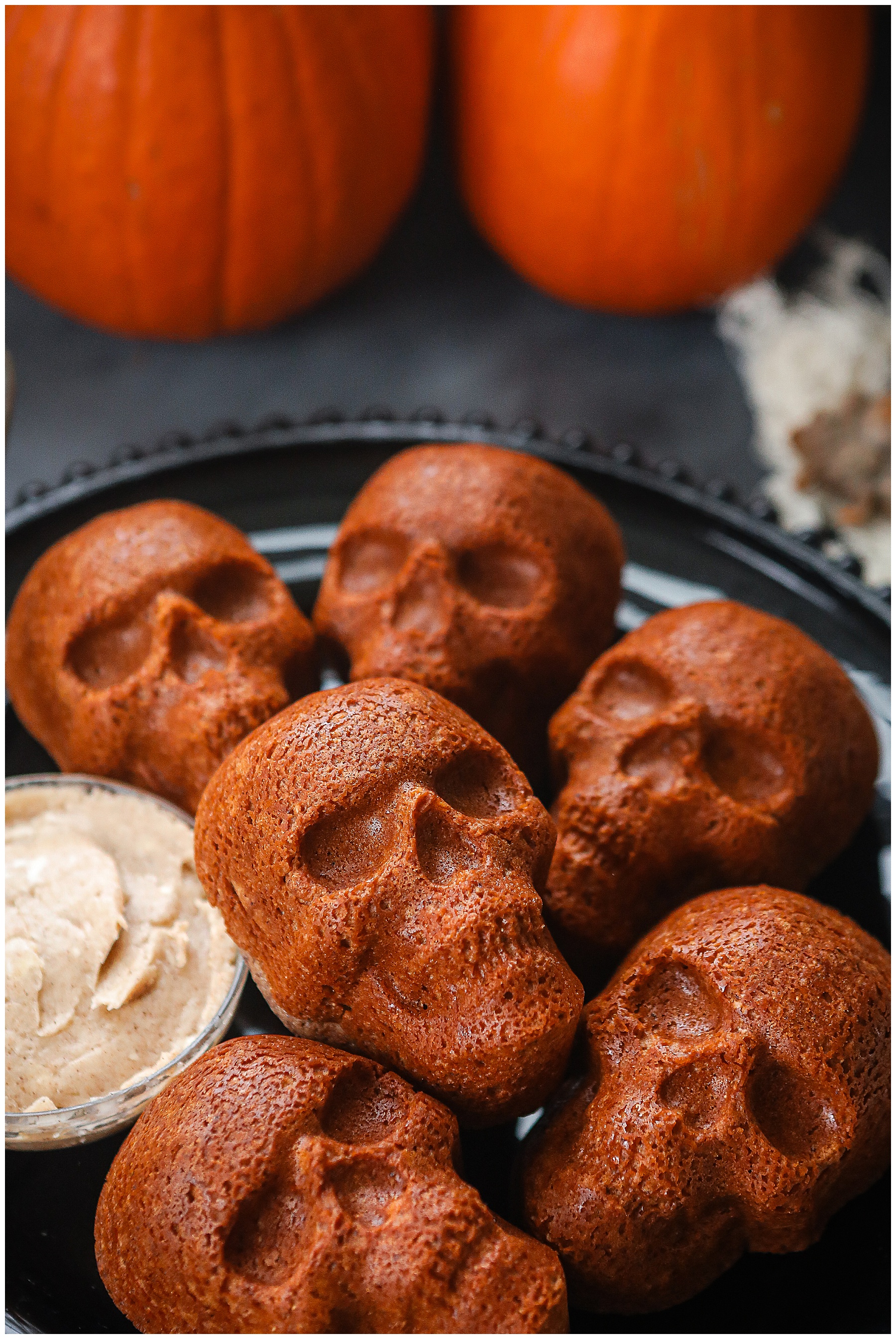 Skeleton Halloween Cornbread - Sugar Maple Farmhouse Halloween recipes