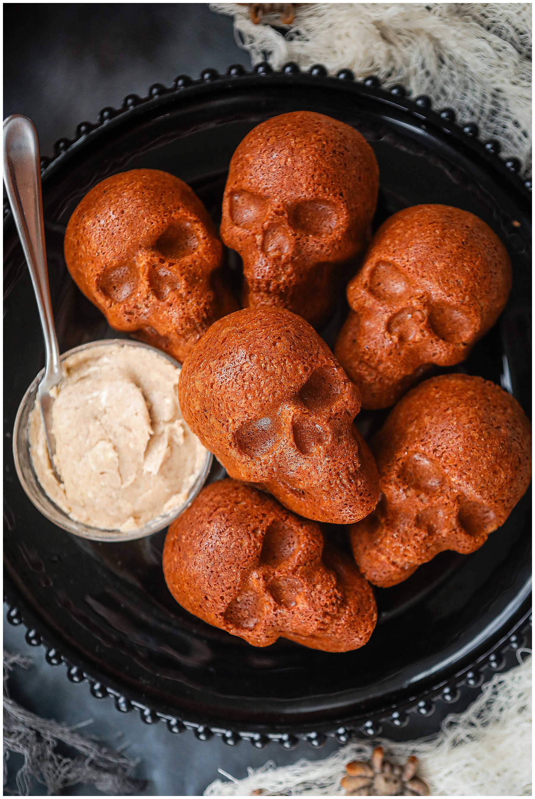 Skeleton Halloween Cornbread - Sugar Maple Farmhouse Halloween recipes