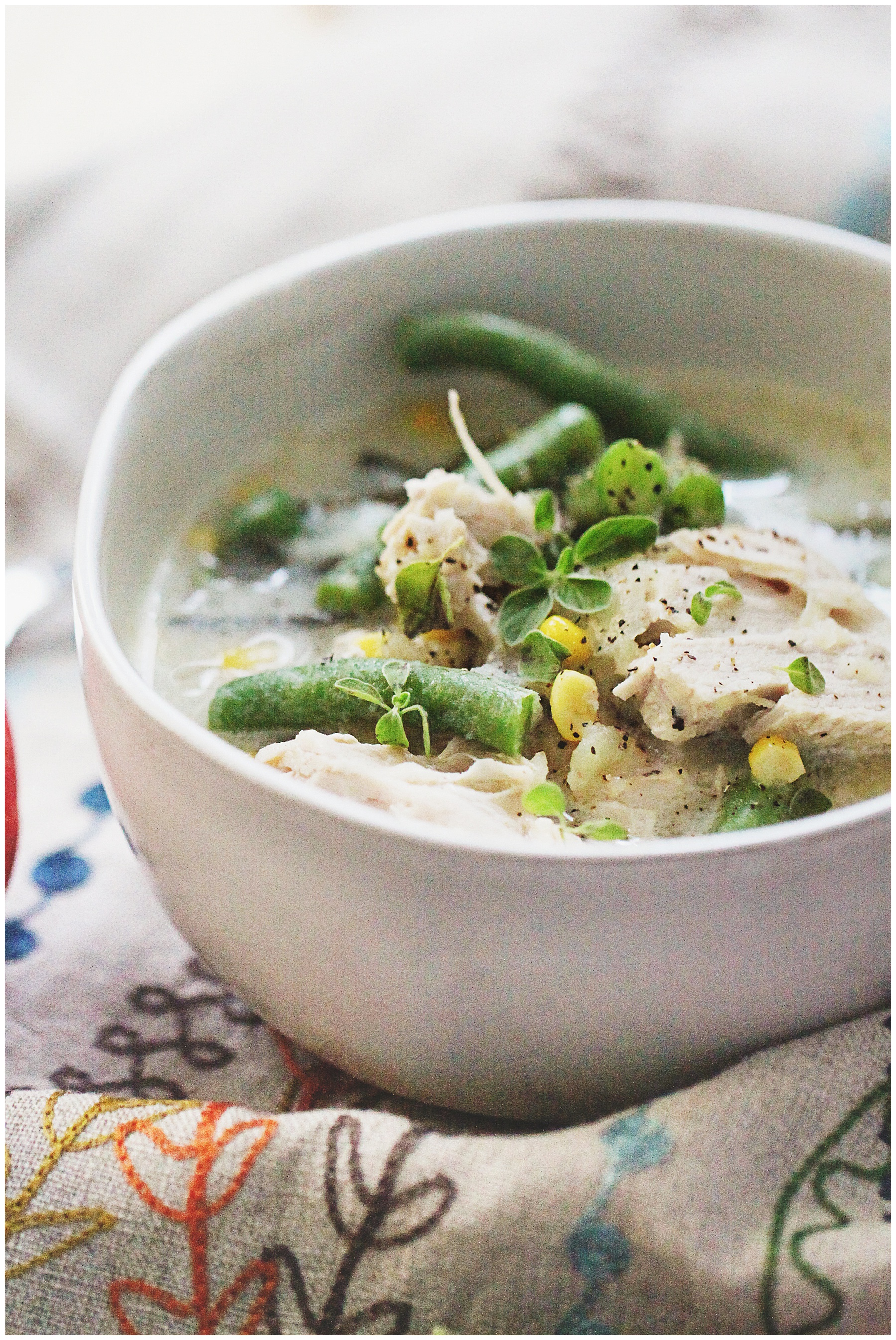 Leftover turkey soup - Sugar Maple Farmhouse