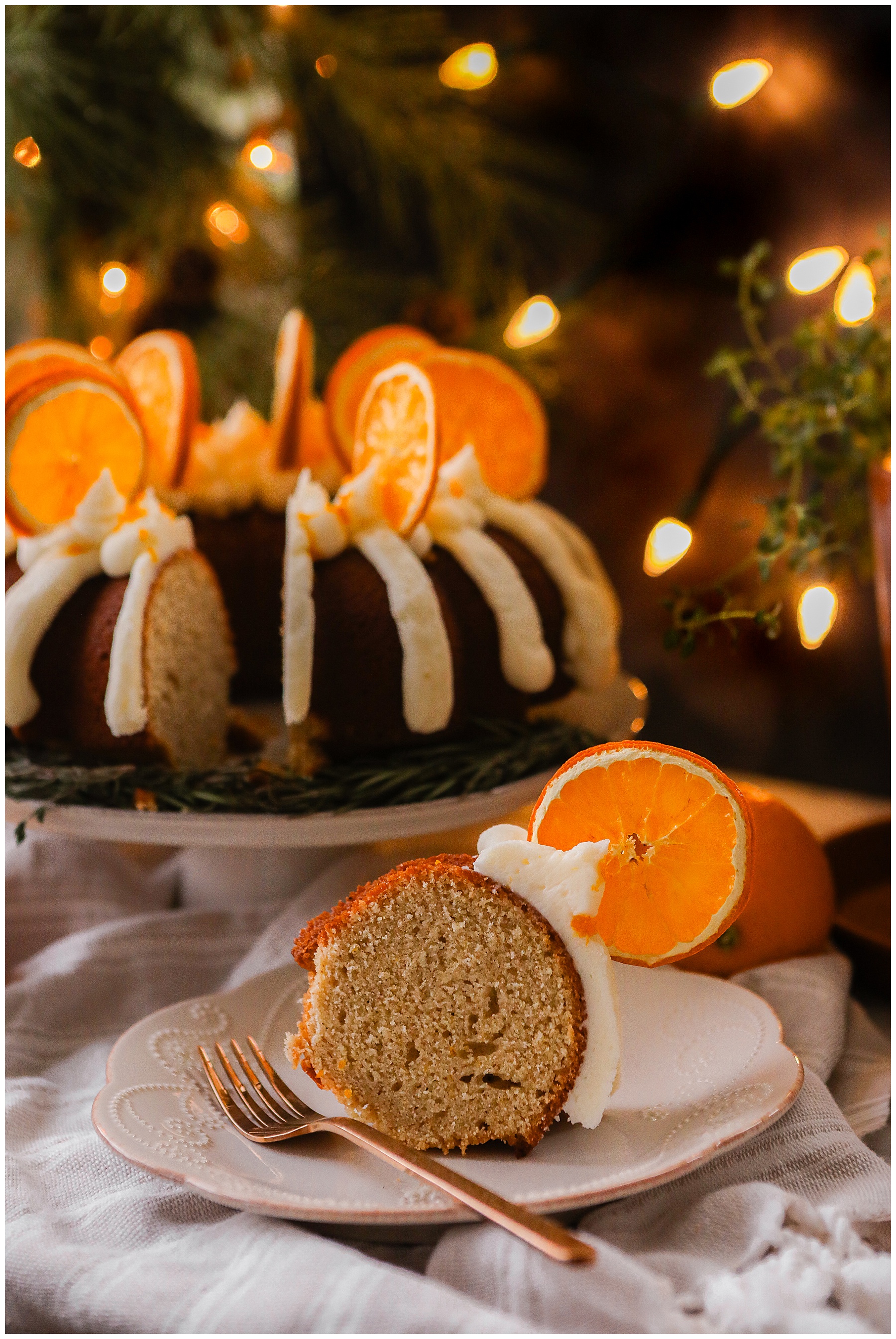 Orange Spice Winter Solstice Cake - Sugar Maple Farmhouse Winter Solstice Recipes