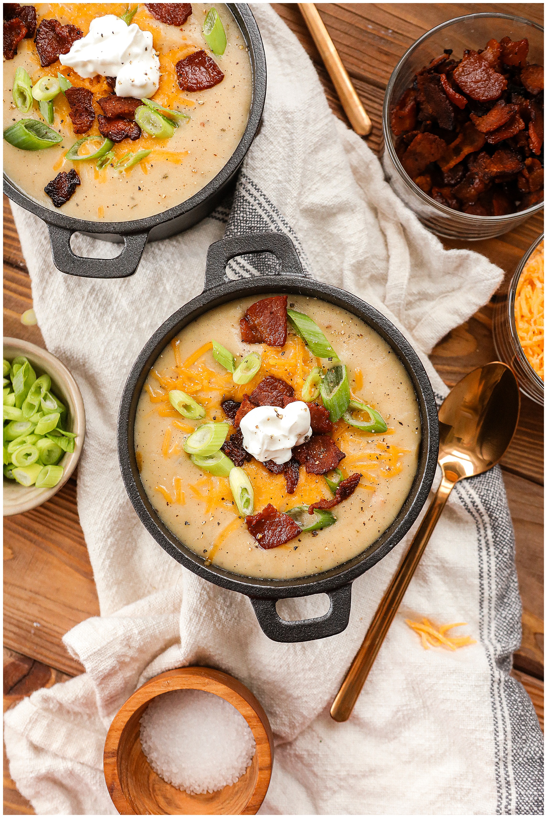 Loaded Baked Potato Soup - Sugar Maple Farmhouse