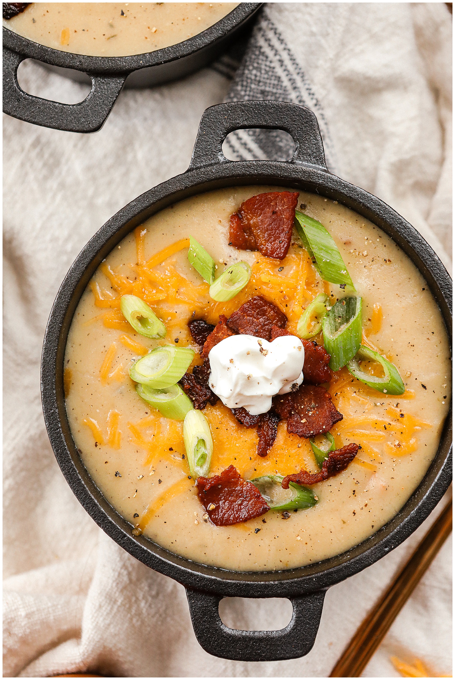 Loaded Baked Potato Soup - Sugar Maple Farmhouse