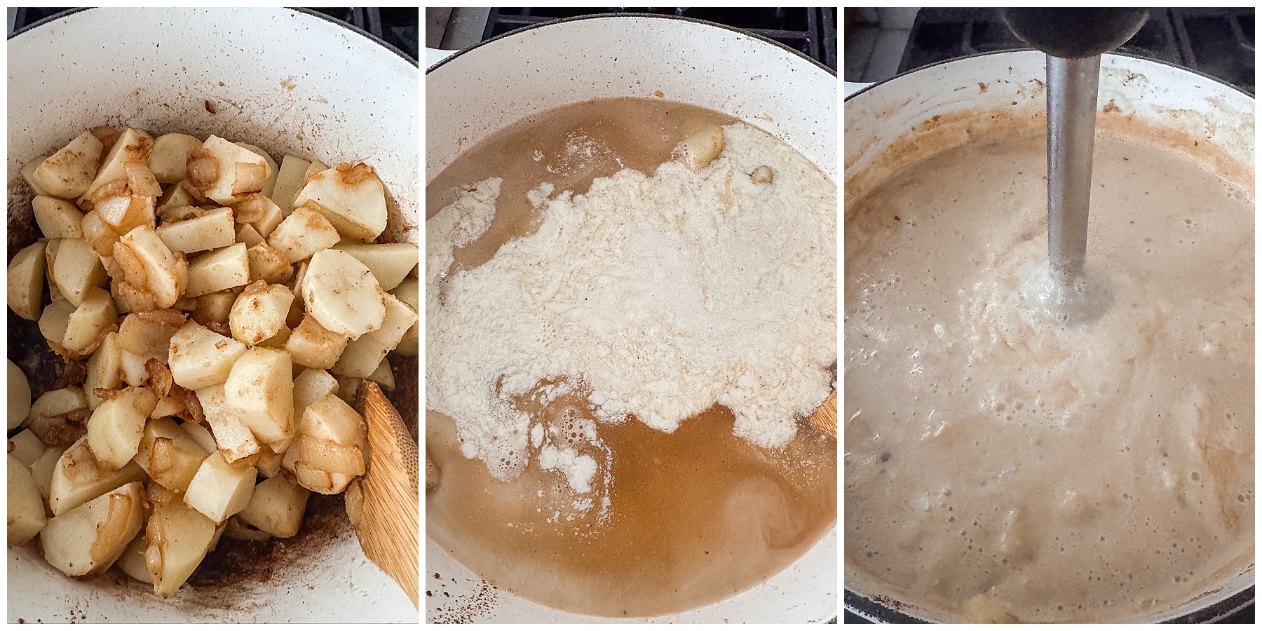 Making potato soup - Sugar Maple Farmhouse