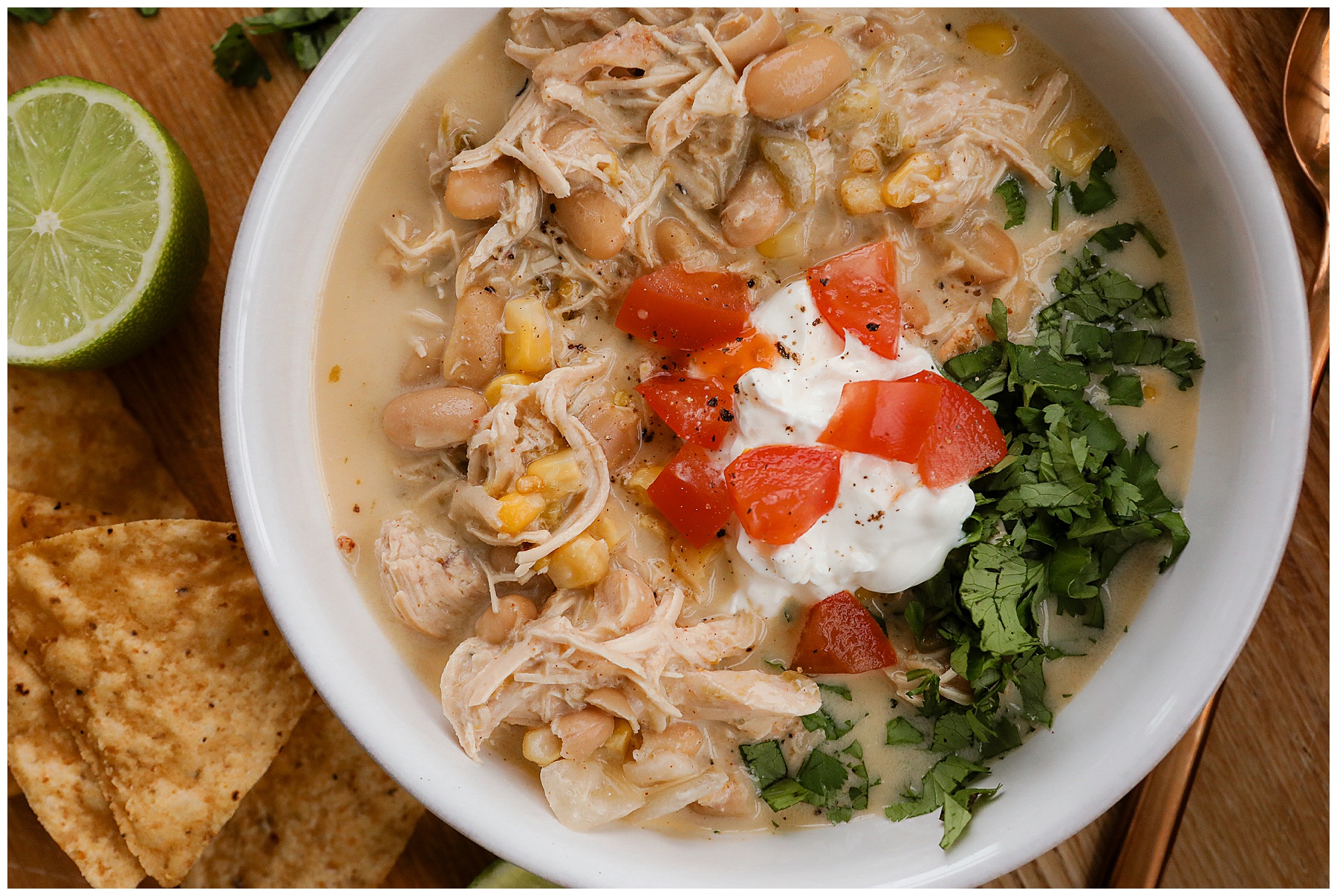 Chicken Chili in a Crockpot recipe - Sugar Maple Farmhouse winter recipe ideas Chicken Chili in a Crockpot recipe - Sugar Maple Farmhouse winter recipe ideas