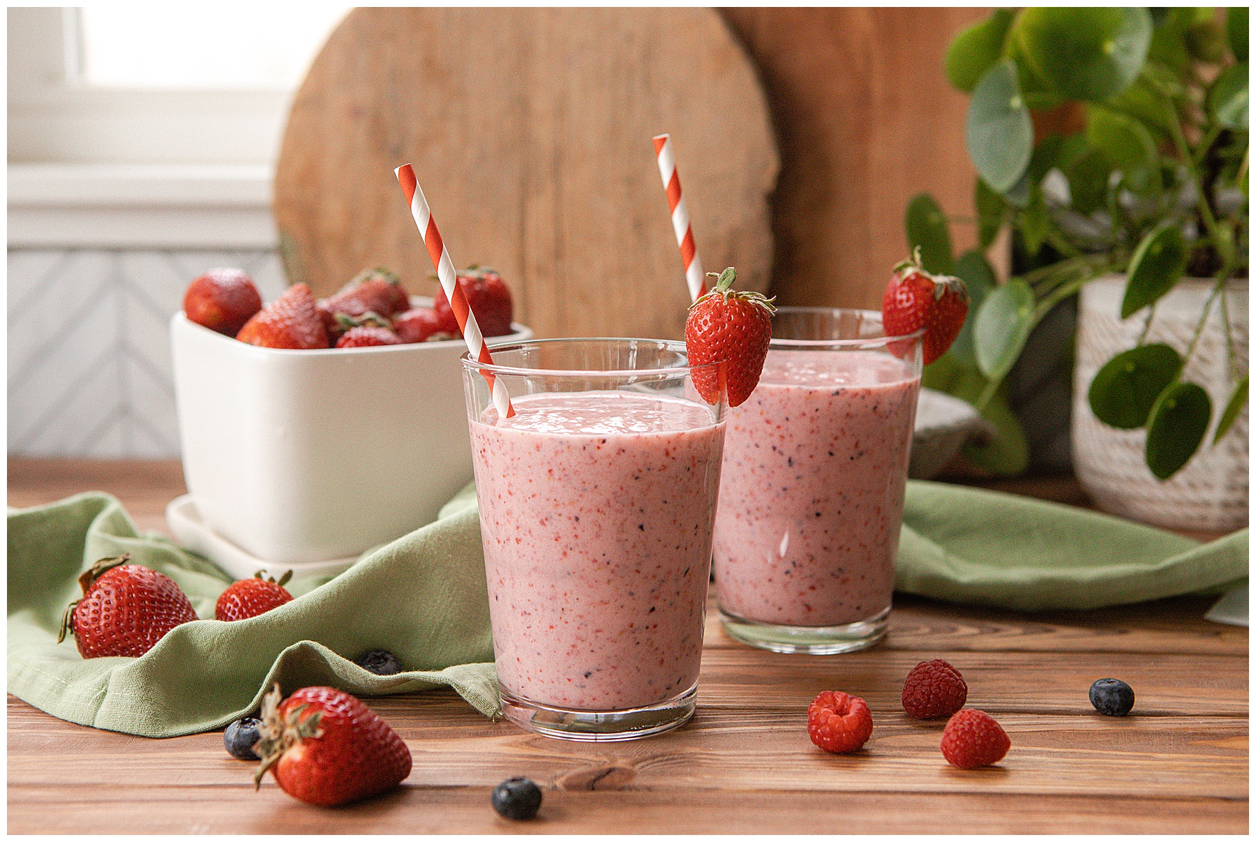 Triple Berry Smoothie - Sugar Maple Farmhouse