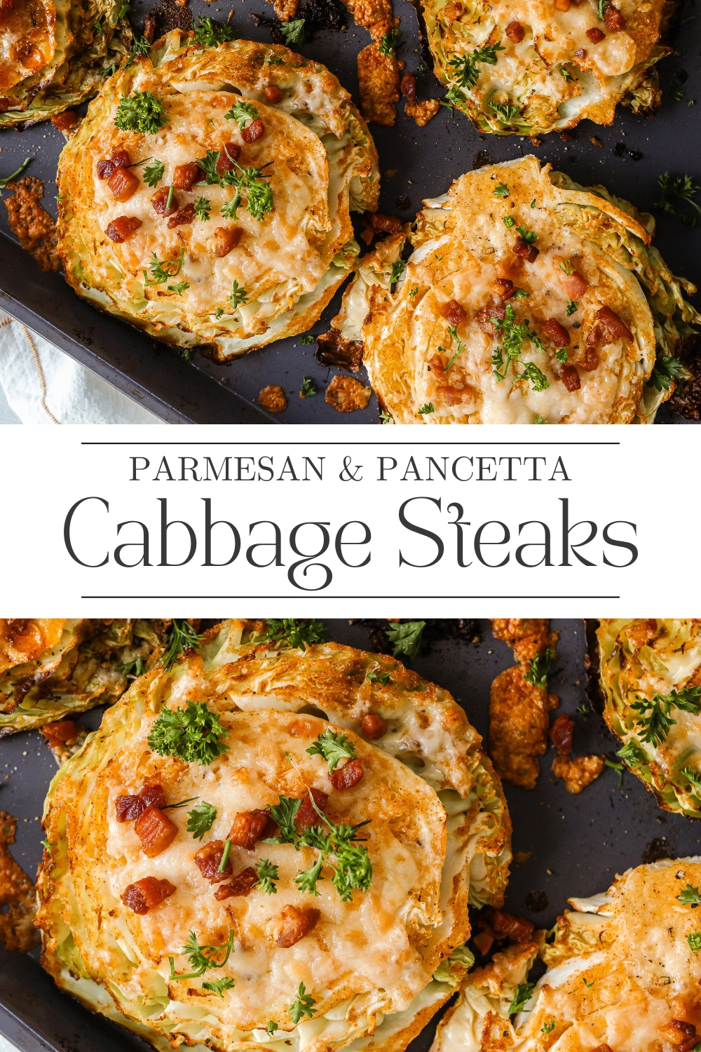 Parmesan Cabbage Steaks recipe