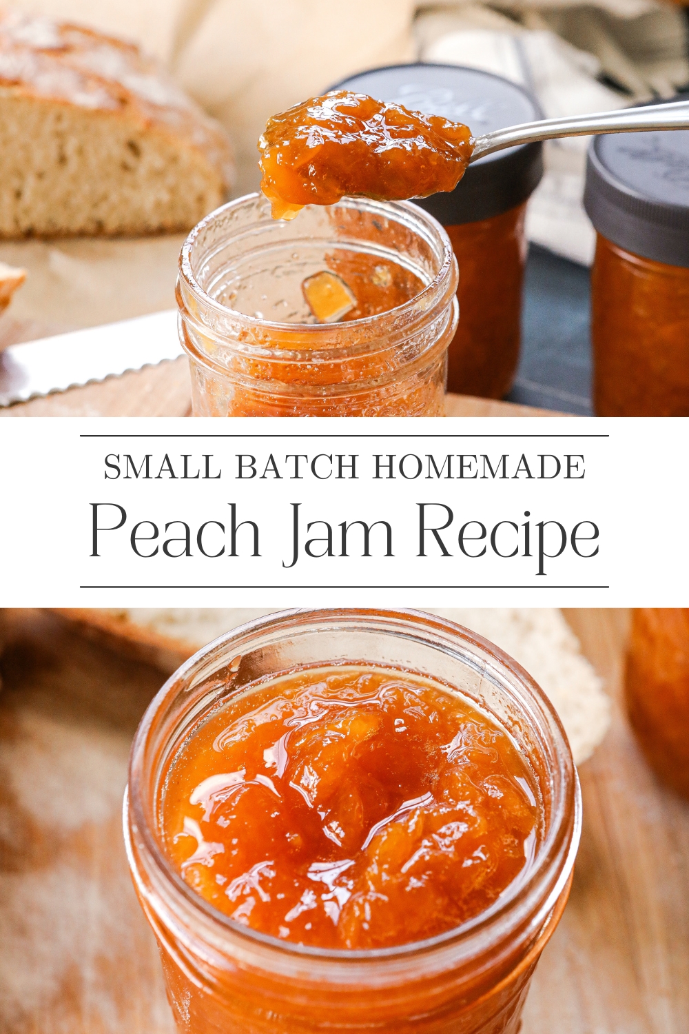 Small Batch Homemade Peach Jam recipe