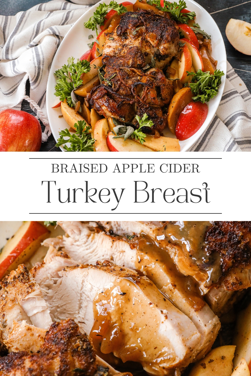 Braised Apple Cider Turkey Breast recipe