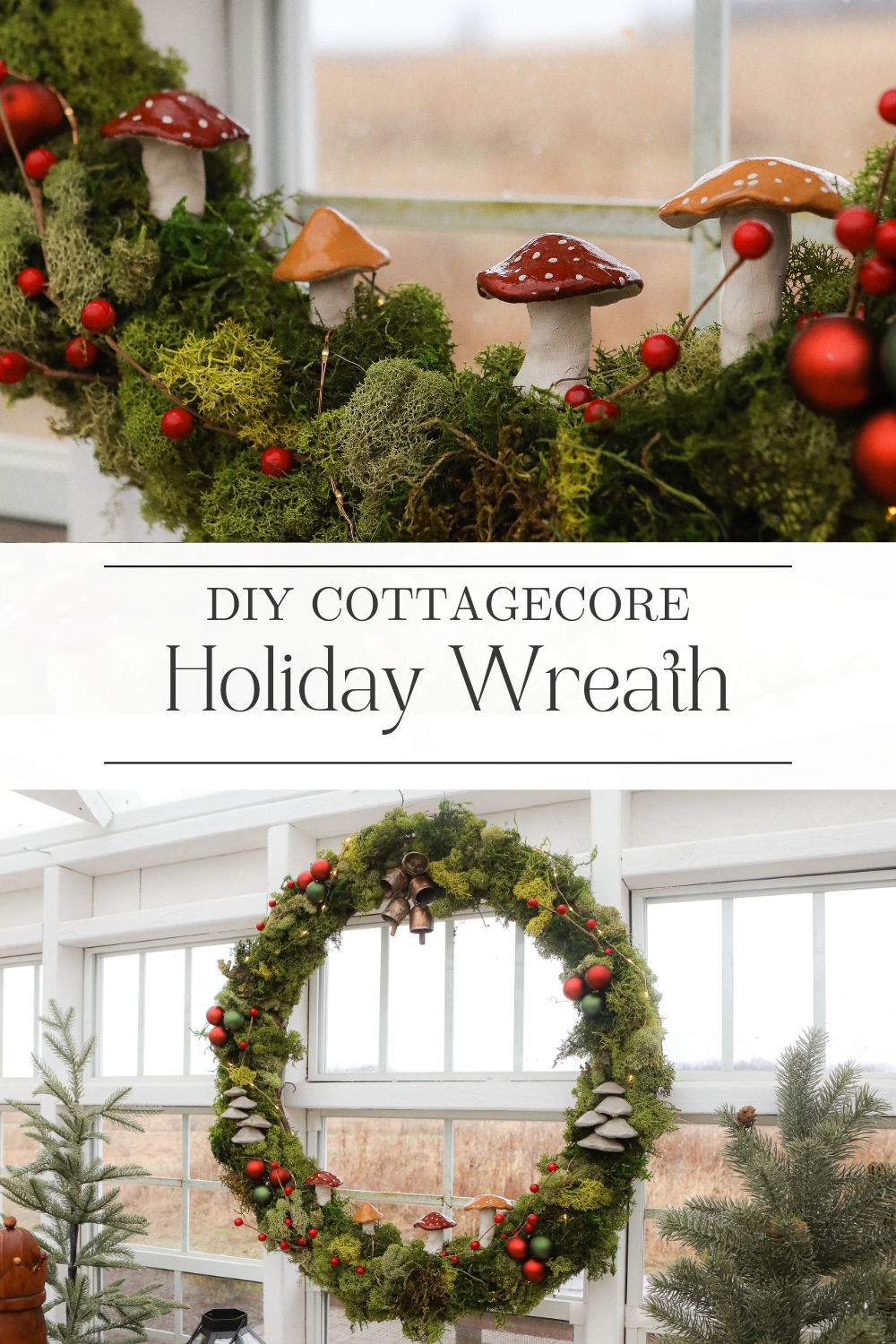 Cottagecore Christmas Wreath