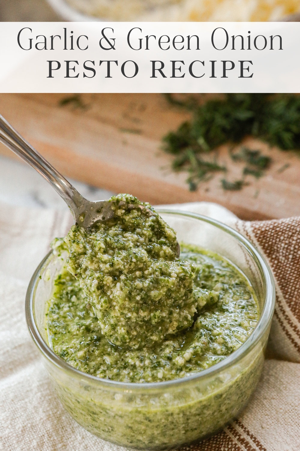 Garlic & Green Onion Pesto Recipe