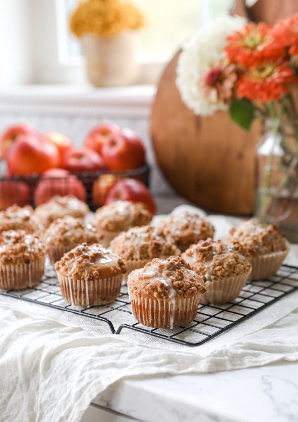 Homemade Apple Crumble Muffins
