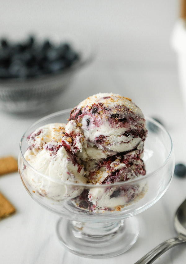 Blueberry Pie Ice Cream | Easy Homemade Ice Cream Recipe