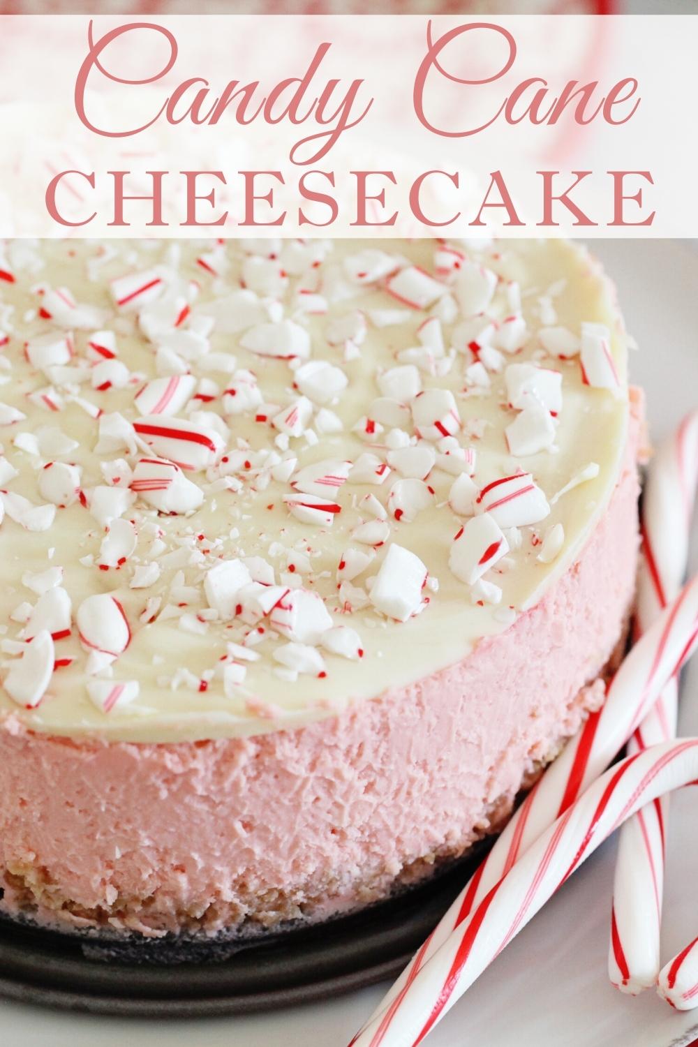 Candy Cane Cheesecake in the Instant Pot