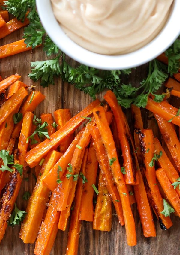 Perfect roasted carrot fries recipe