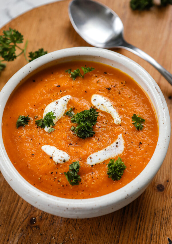 Carrot soup recipe with ginger