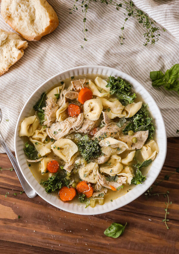 Recipe for Chicken Tortellini Soup
