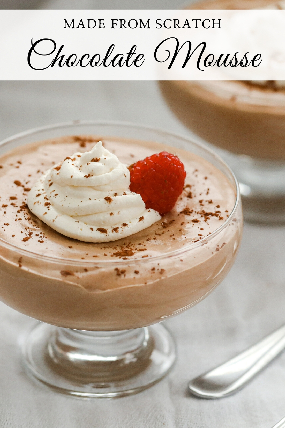 Made from scratch chocolate mousse recipe