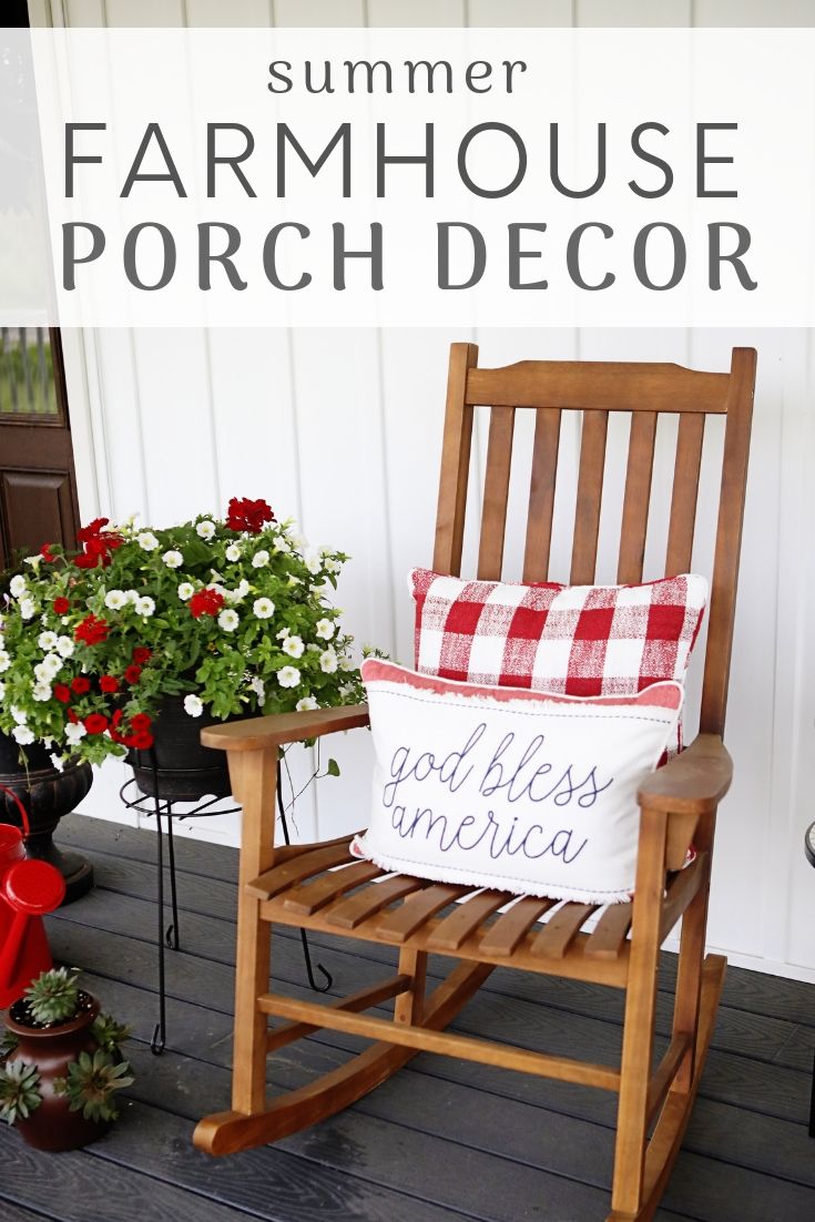 Summer Farmhouse Porch Decor