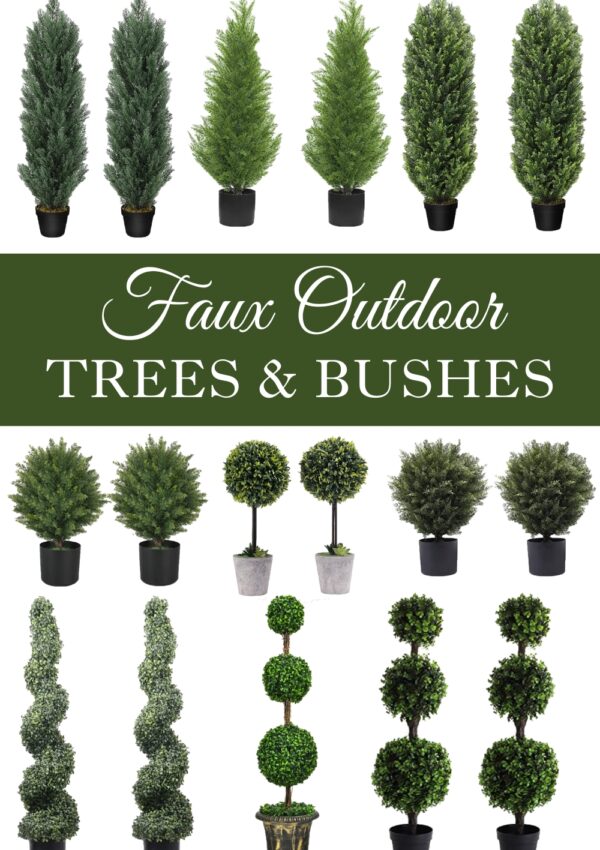 Faux Outdoor Trees