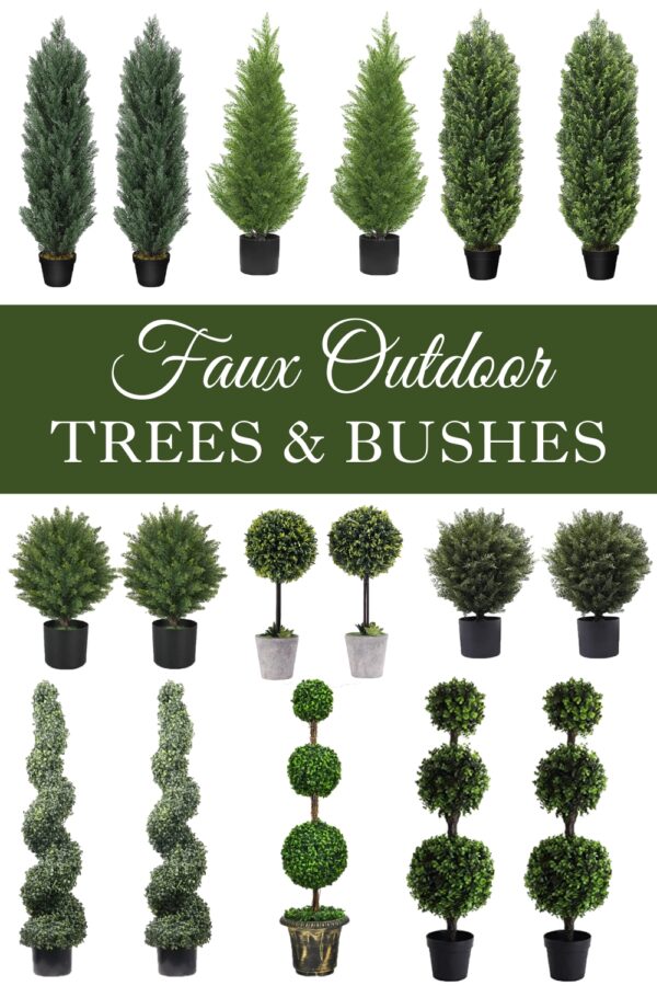 Faux Outdoor Trees