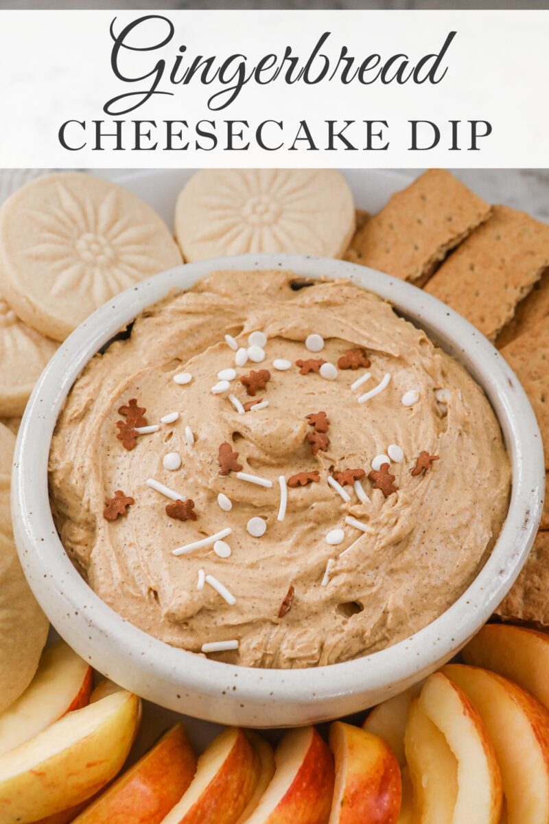 Gingerbread Cheesecake Dip
