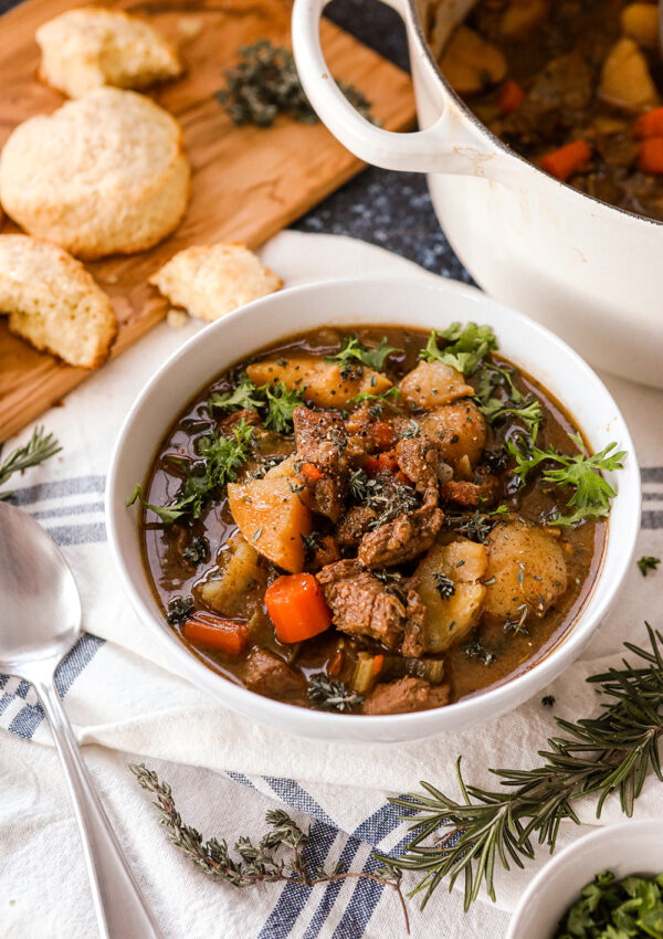 Recipe for Guinness Irish Stew with Braised Beef