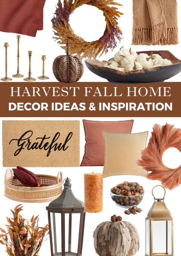 Harvest home fall decor ideas