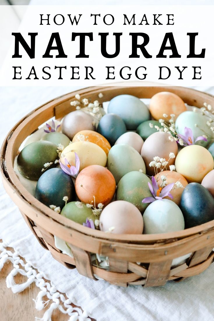 How to make natural Easter egg dye