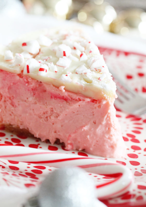 Candy Cane Cheesecake in the Instant Pot