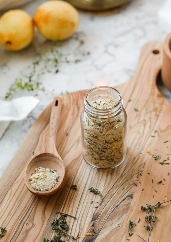 How to make infused salt with Lemon & Thyme Sea Salt recipe