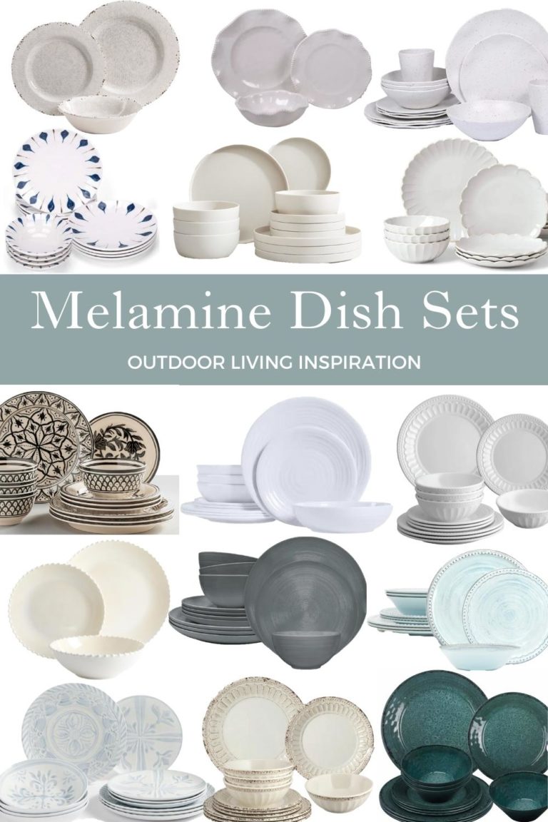 Beautiful Melamine Dish Sets for entertaining
