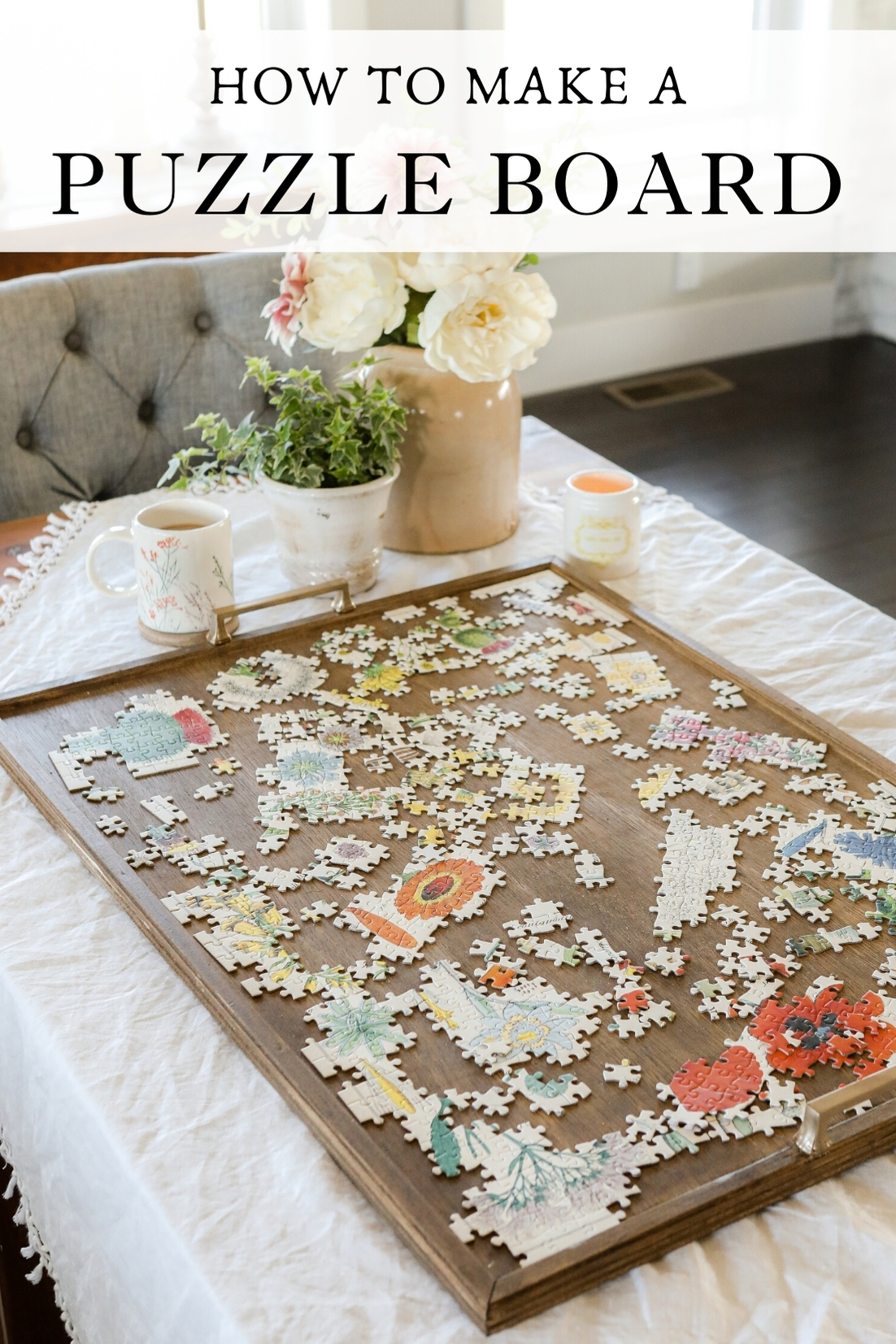 How to make a puzzle board