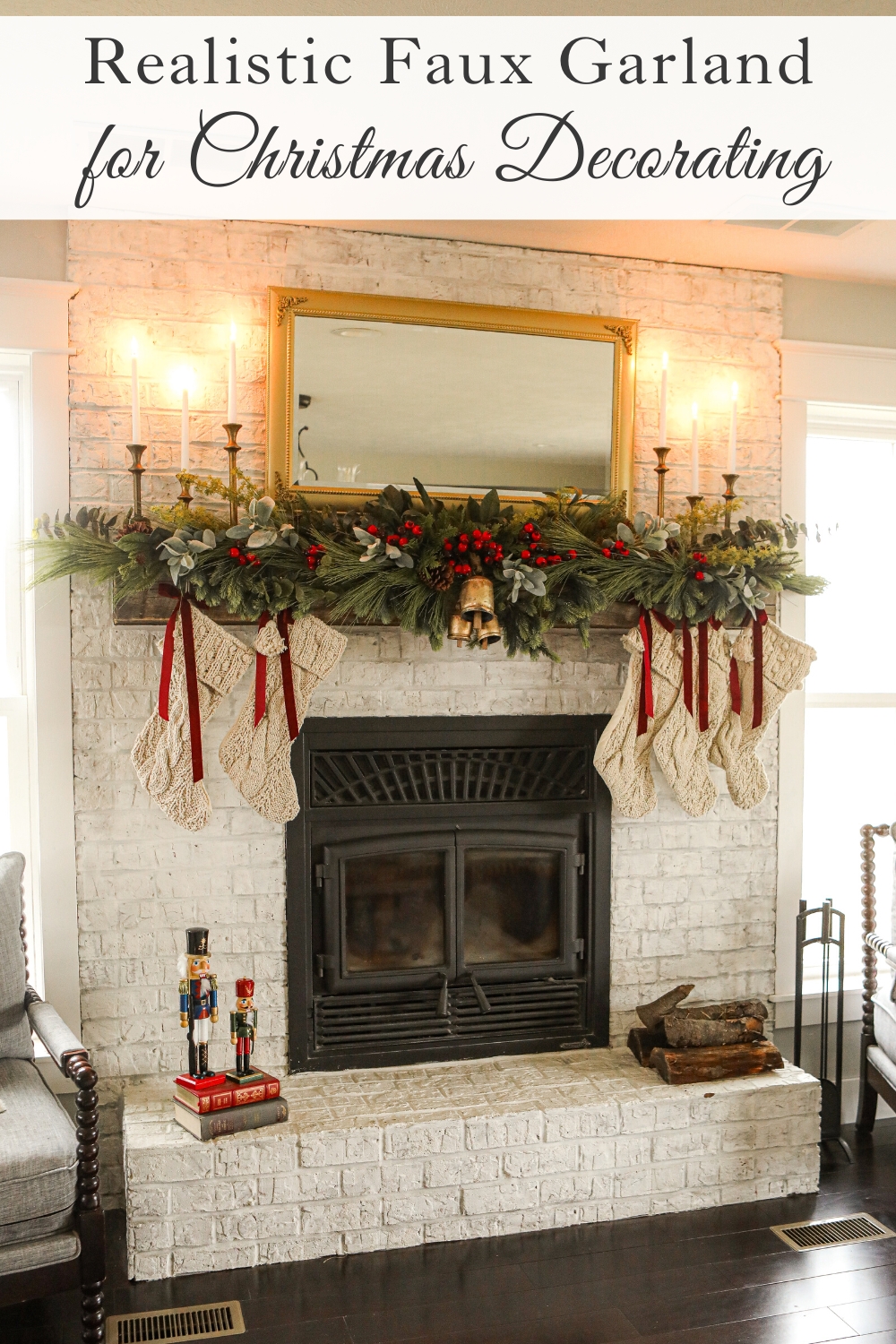 Realistic Faux Garland for Christmas