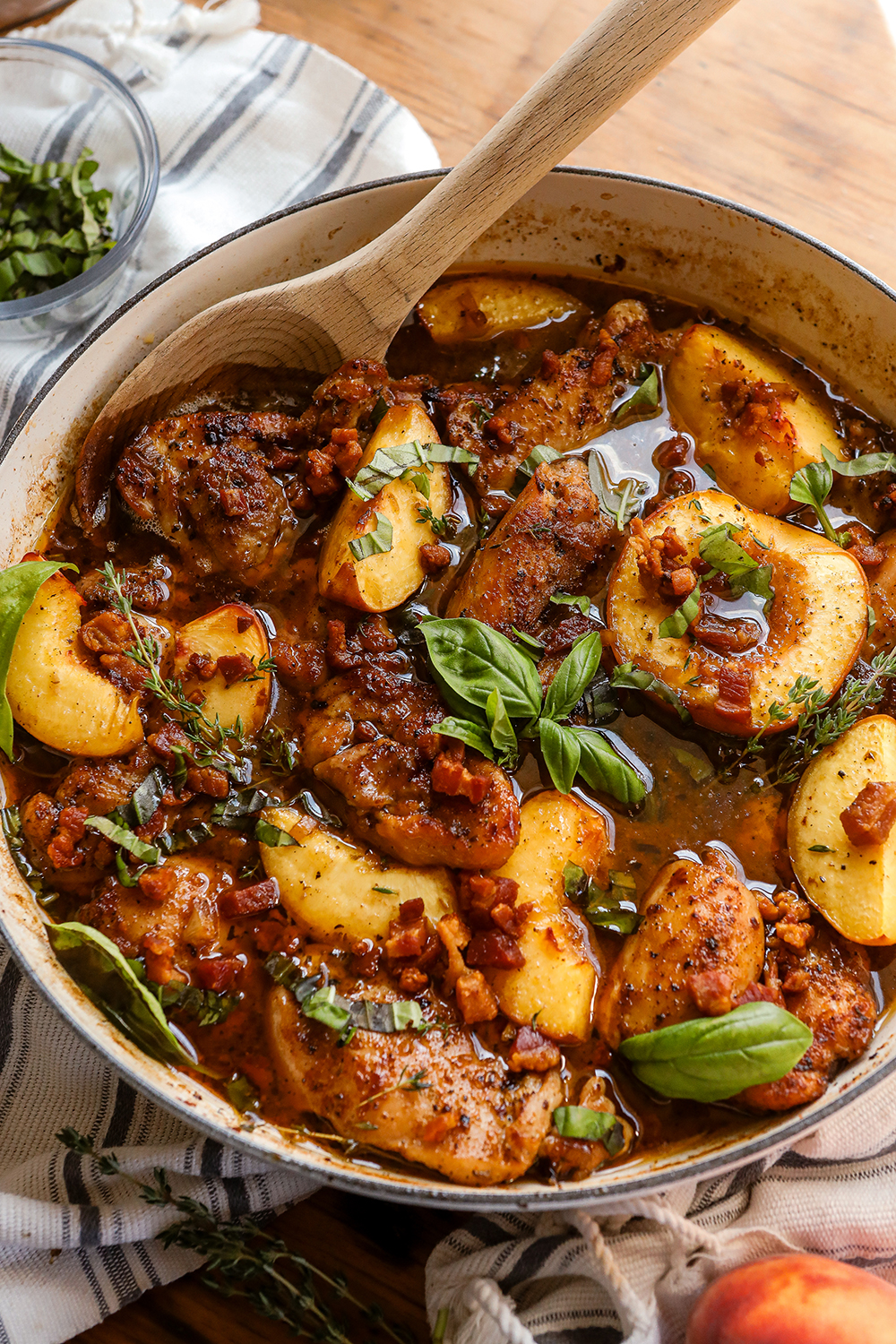 Honey Butter Peach Chicken recipe - Sugar Maple Farmhouse