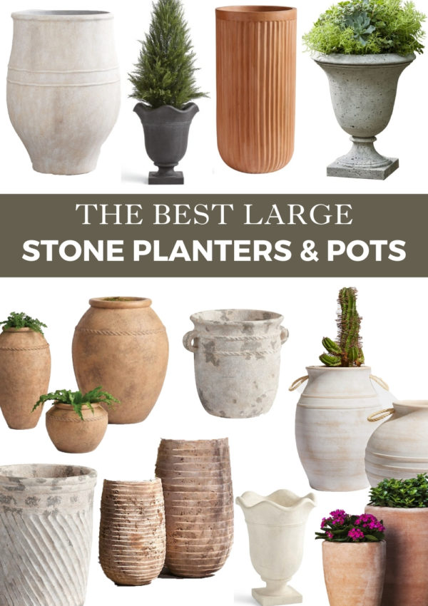 The best large stone planters